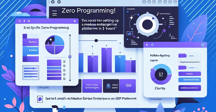零编程！3 小时搭好中小企业 ERP 管理平台的秘密